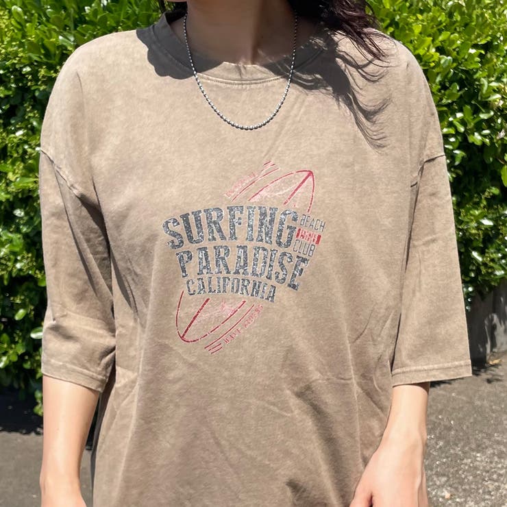 カーキ | ピグメントロゴTシャツ | non-hedge 