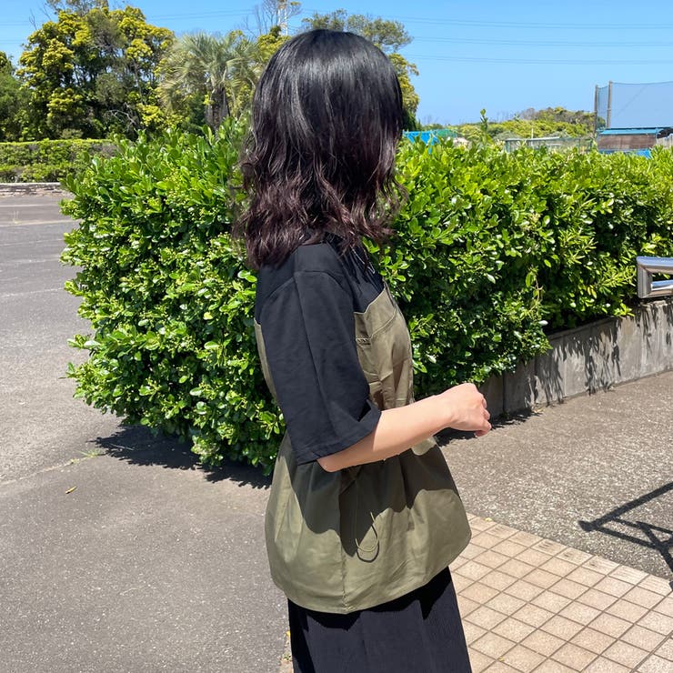 切替ドロストTシャツ | non-hedge  | 詳細画像3 