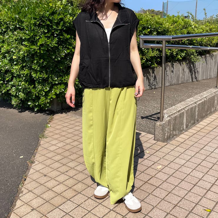 綿麻スタンドZIPベスト | non-hedge  | 詳細画像19 