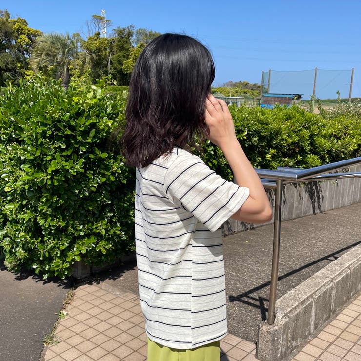 スラブボーダーTシャツ | non-hedge  | 詳細画像10 