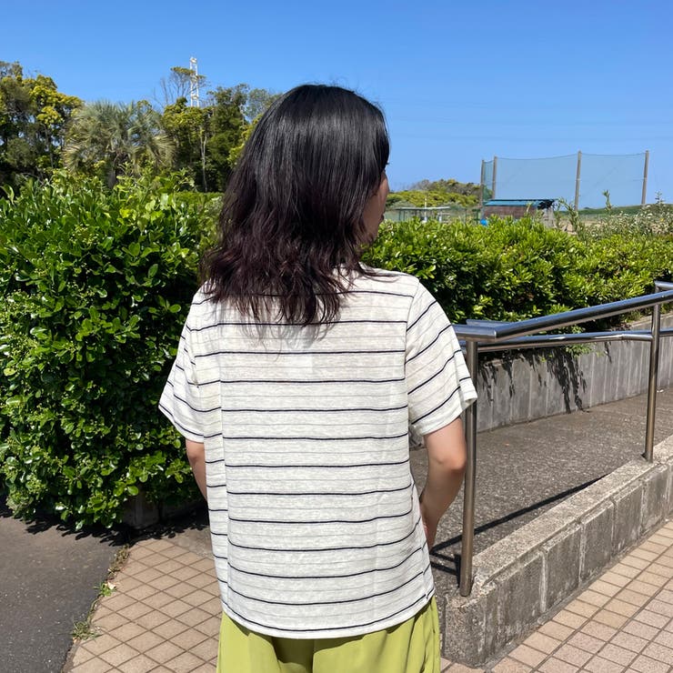 スラブボーダーTシャツ | non-hedge  | 詳細画像11 