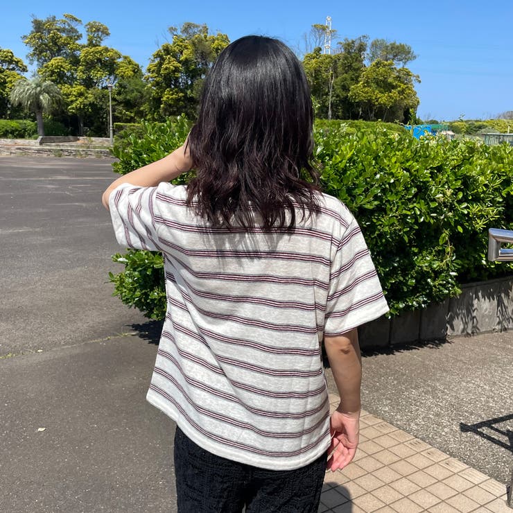 スラブボーダーTシャツ | non-hedge  | 詳細画像16 