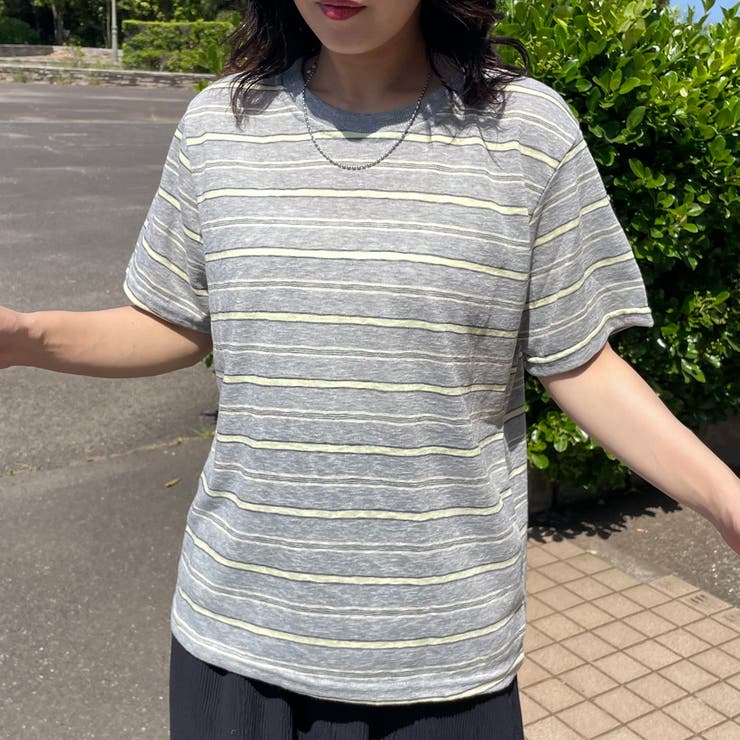 スラブボーダーTシャツ | non-hedge  | 詳細画像1 