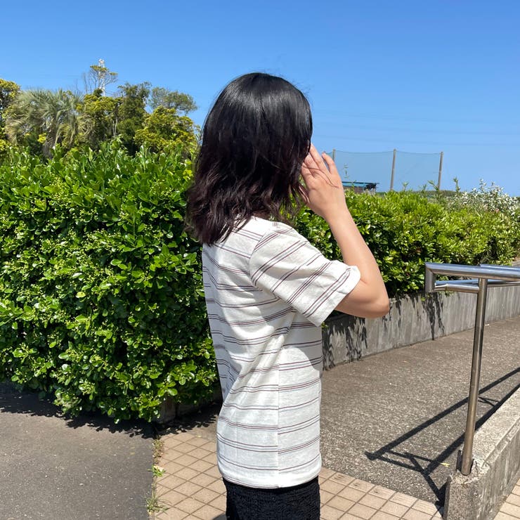スラブボーダーTシャツ | non-hedge  | 詳細画像21 