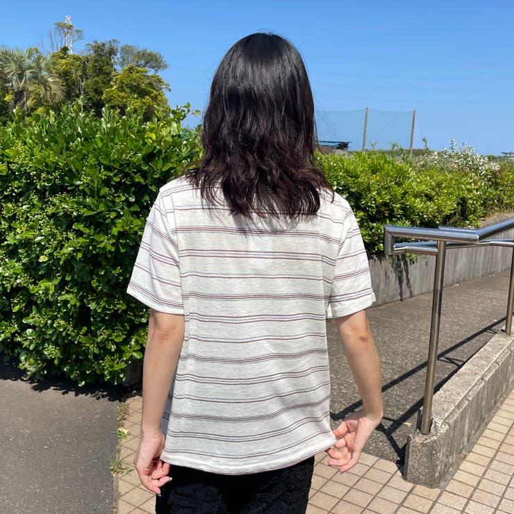 スラブボーダーTシャツ | non-hedge  | 詳細画像22 