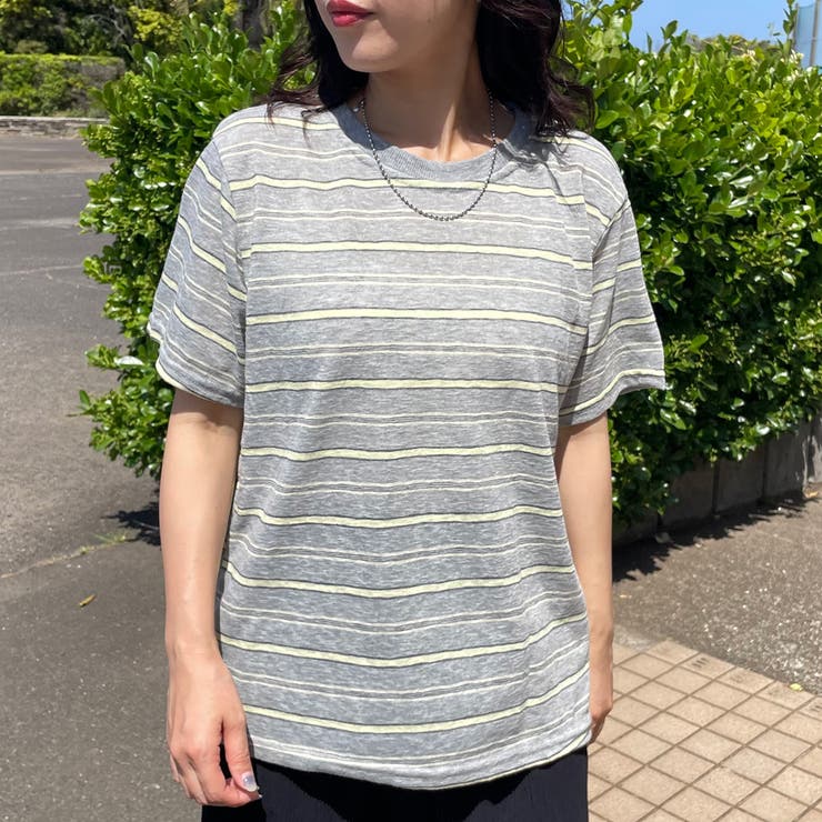 スラブボーダーTシャツ | non-hedge  | 詳細画像2 