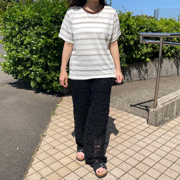 スラブボーダーTシャツ | non-hedge  | 詳細画像26 