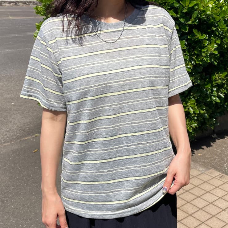 スラブボーダーTシャツ | non-hedge  | 詳細画像3 
