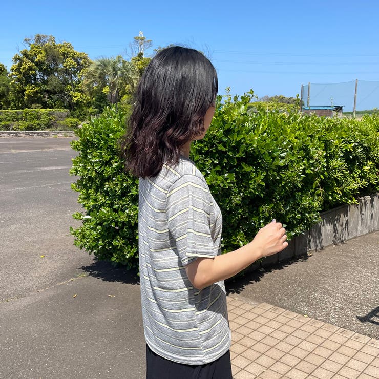 スラブボーダーTシャツ | non-hedge  | 詳細画像4 