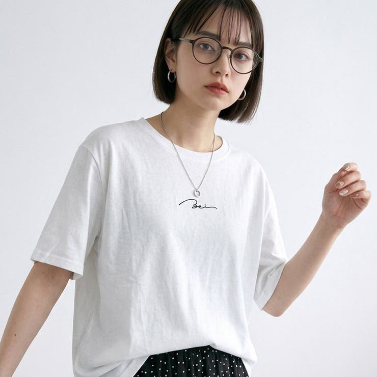 オフホワイト | ロゴTシャツ | non-hedge 