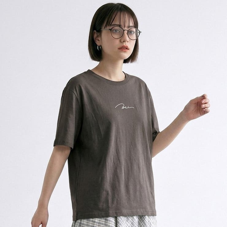 ブラウン | ロゴTシャツ | non-hedge 