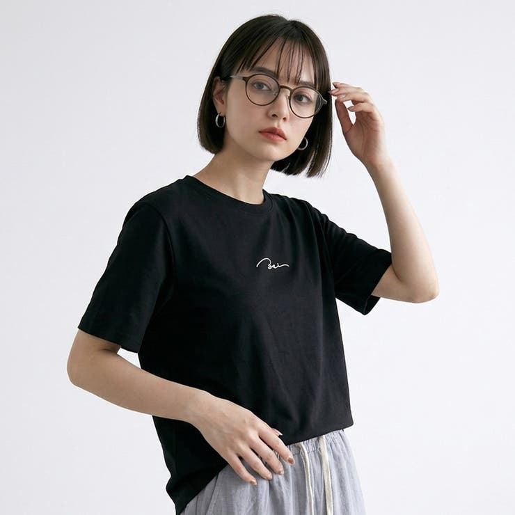 ブラック | ロゴTシャツ | non-hedge 