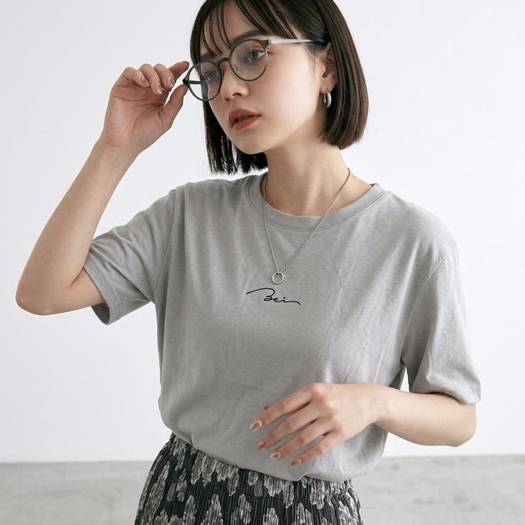 グレー | ロゴTシャツ | non-hedge 