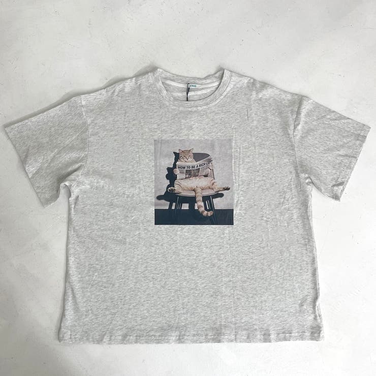 転写ネコBIGTシャツ | non-hedge  | 詳細画像17 