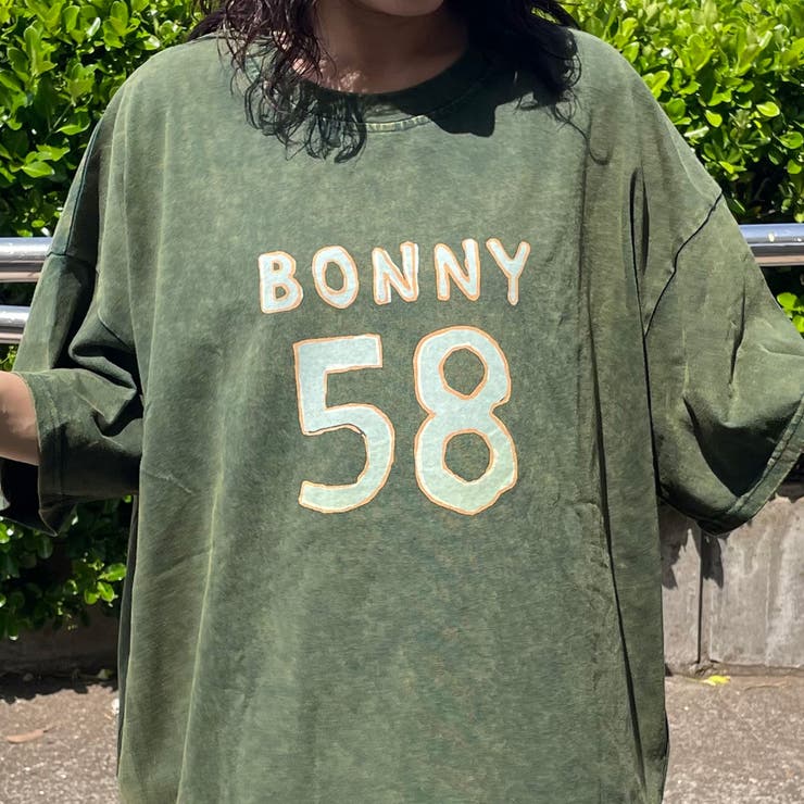 グリーン | ピグメントナンバーロゴBIGTシャツ | non-hedge 