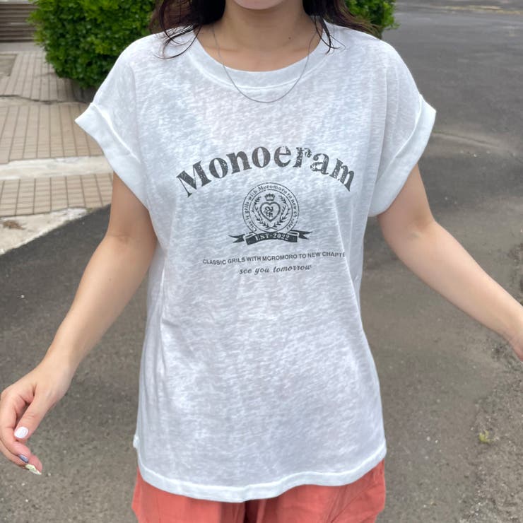 オフホワイト | スラブフレンチスリーブTシャツ | non-hedge 