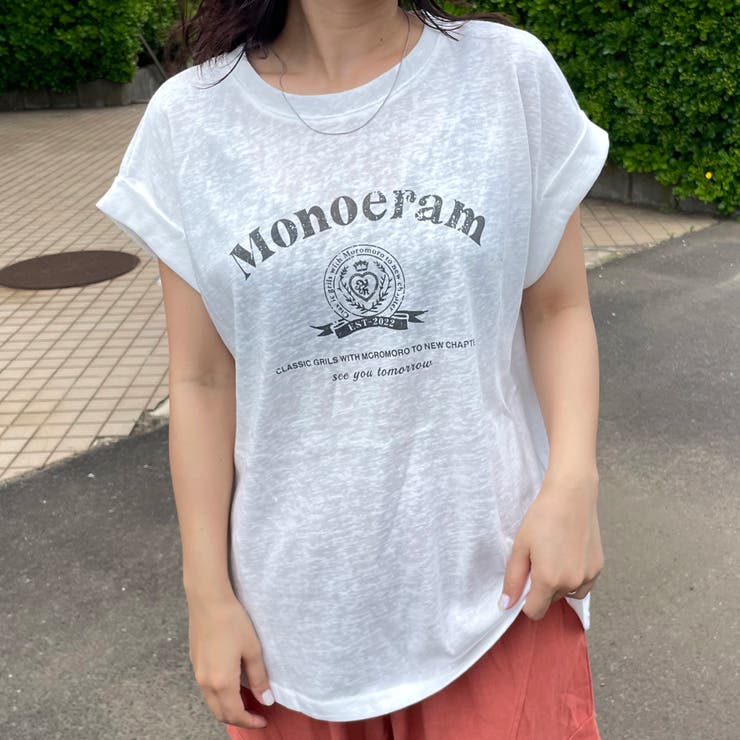 スラブフレンチスリーブTシャツ | non-hedge  | 詳細画像1 