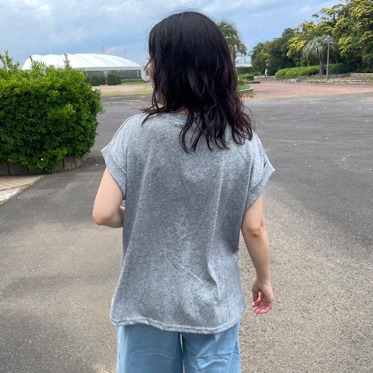 スラブフレンチスリーブTシャツ | non-hedge  | 詳細画像19 