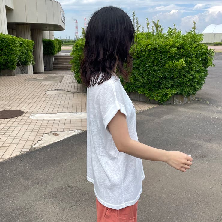 スラブフレンチスリーブTシャツ | non-hedge  | 詳細画像3 