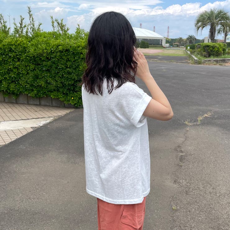 スラブフレンチスリーブTシャツ | non-hedge  | 詳細画像4 