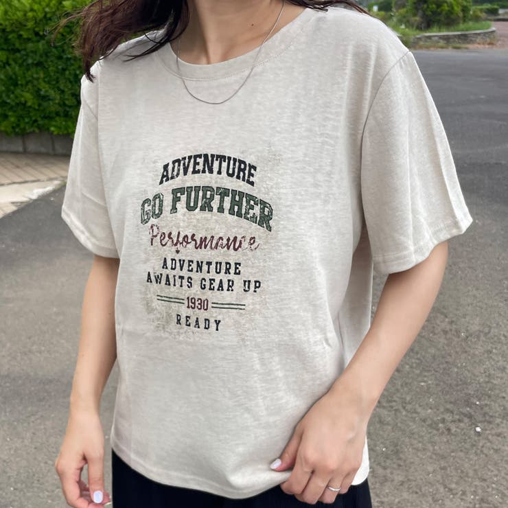 スラブプリントTシャツ | non-hedge  | 詳細画像1 
