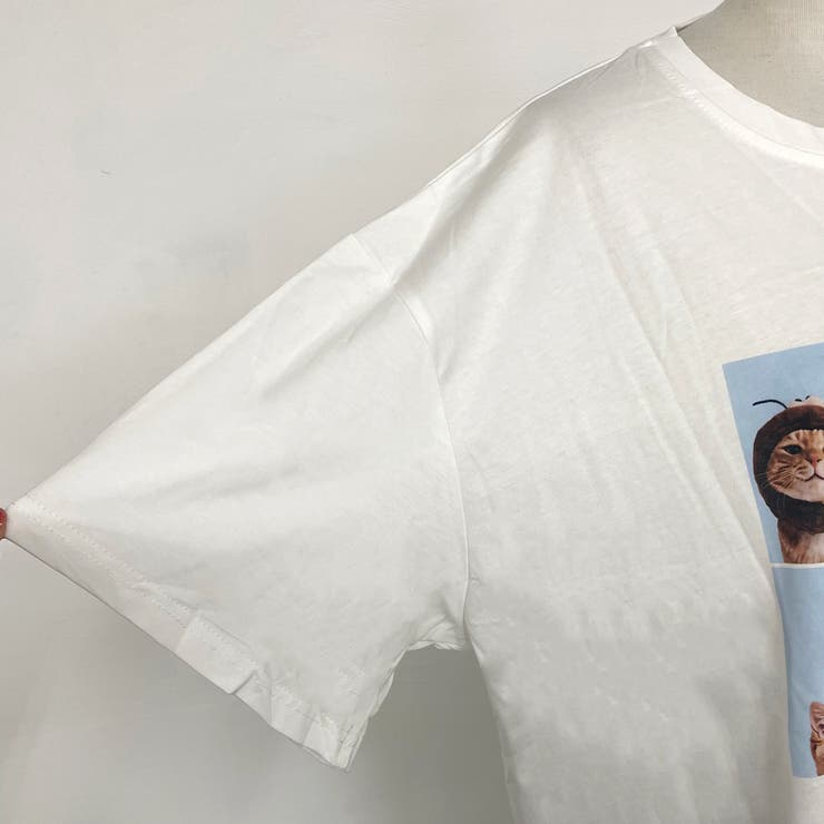 パネル転写ネコBIGTシャツ | non-hedge  | 詳細画像17 