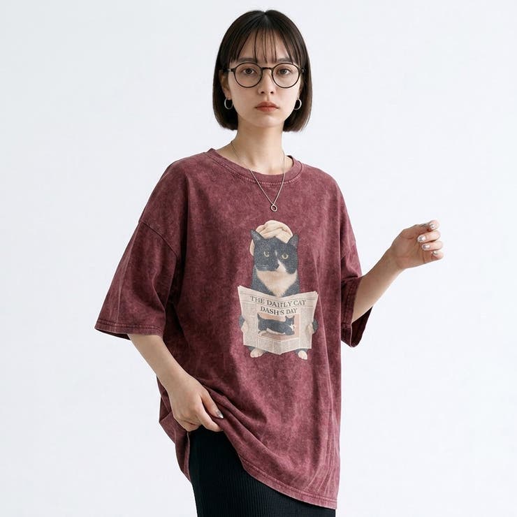 ピグメントネコBIGTシャツ | non-hedge  | 詳細画像11 