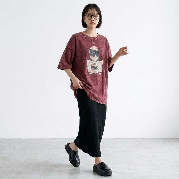 ピグメントネコBIGTシャツ | non-hedge  | 詳細画像14 