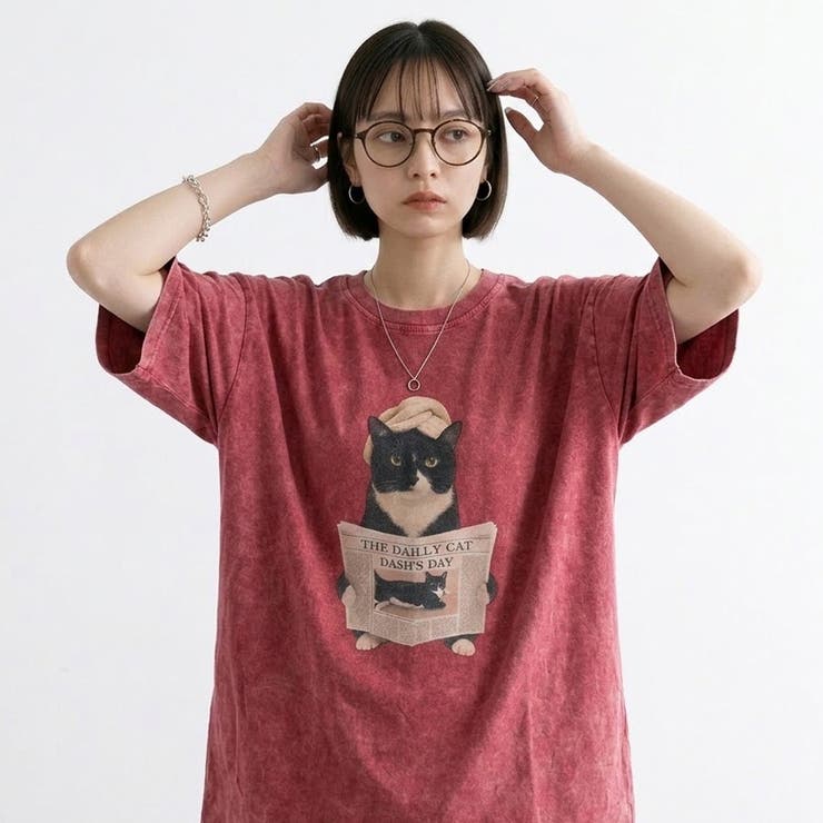 ピグメントネコBIGTシャツ | non-hedge  | 詳細画像5 