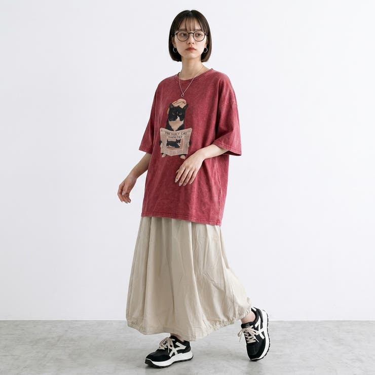 ピグメントネコBIGTシャツ | non-hedge  | 詳細画像6 