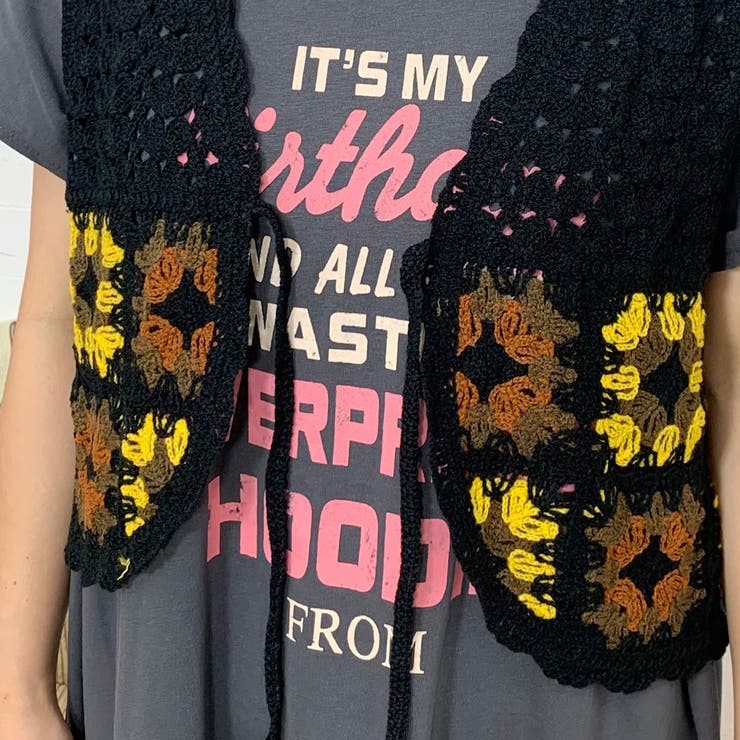 カラークロシェリボンベスト | non-hedge  | 詳細画像5