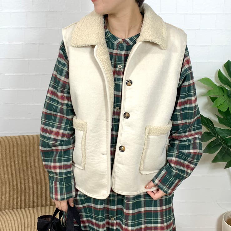 DONA MARIE すっぱい リバーシブル ムートン／ファーベスト 