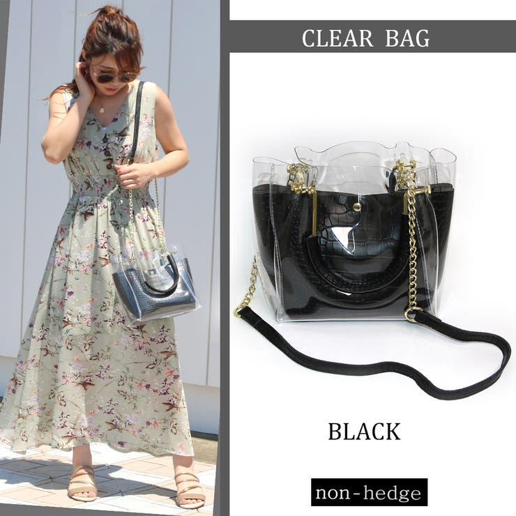 クリア2wayバッグ レディース ファッション 品番 Nhgw Non Hedge ノンヘッジ のレディースファッション 通販 Shoplist ショップリスト