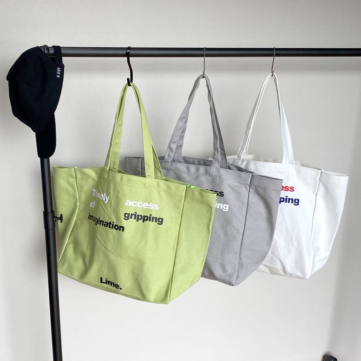 カラーロゴキャンバスビッグトートバッグ レディース ファッション | non-hedge  | 詳細画像4