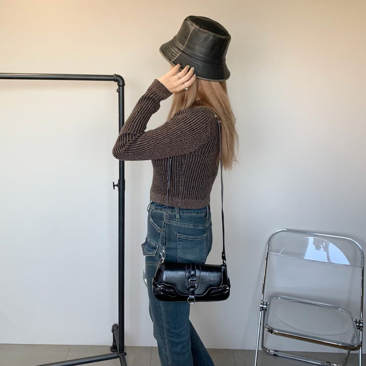 ベルトフラップショルダーバッグ | non-hedge  | 詳細画像4 