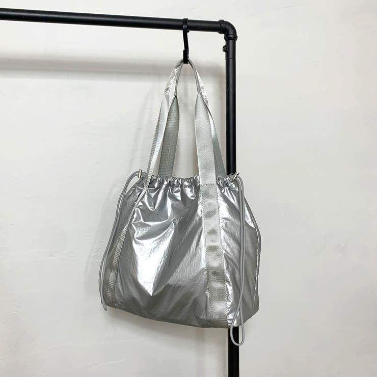 メタル巾着トートバッグ[品番：NHGW0004905]｜non-hedge