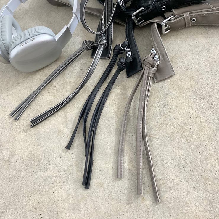 ブリーチ加工ZIPショルダーバッグ | non-hedge  | 詳細画像16 