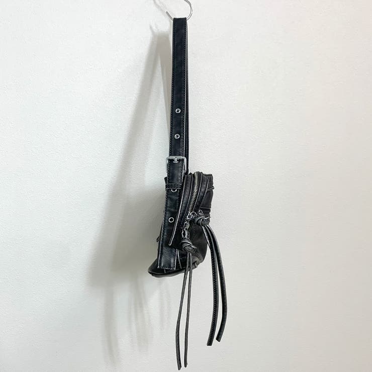 ブリーチ加工ZIPショルダーバッグ | non-hedge  | 詳細画像23 