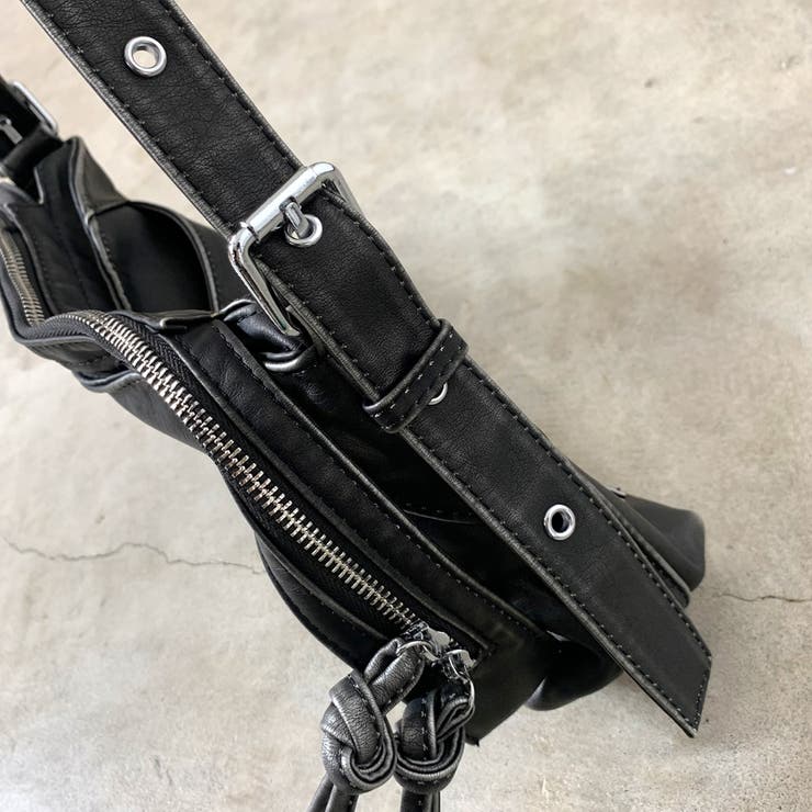 ブリーチ加工ZIPショルダーバッグ | non-hedge  | 詳細画像36 