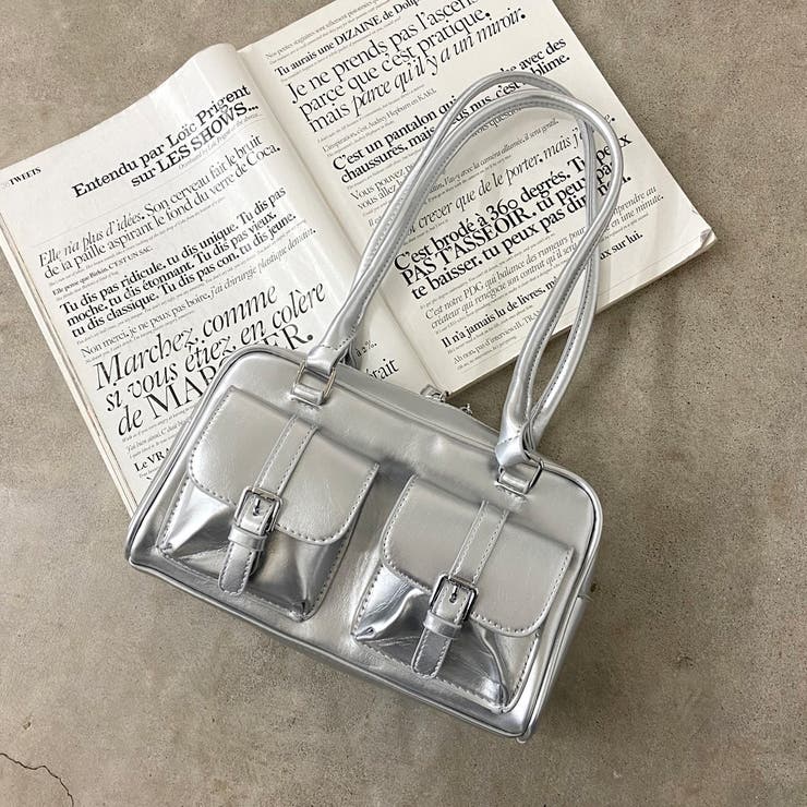 シルバー | 2ポケボストンバッグ | non-hedge 