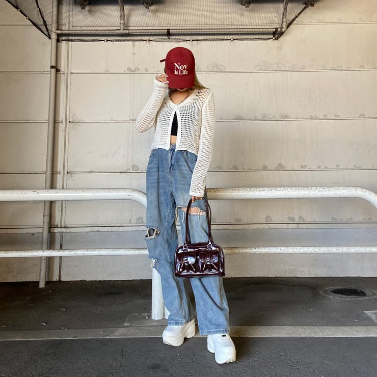 2ポケクロコ型押しボストンバッグ | non-hedge  | 詳細画像13 