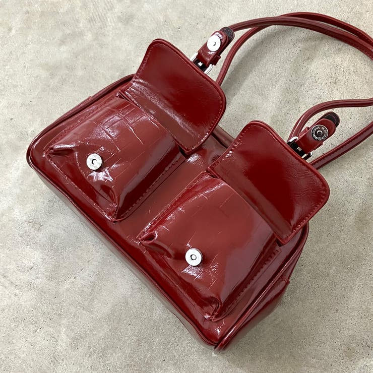 2ポケクロコ型押しボストンバッグ | non-hedge  | 詳細画像36 