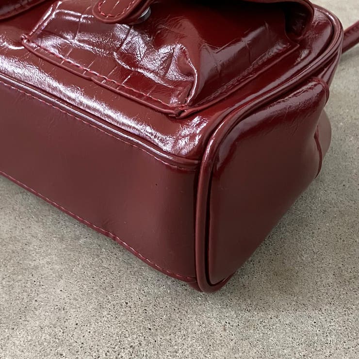 2ポケクロコ型押しボストンバッグ | non-hedge  | 詳細画像39 