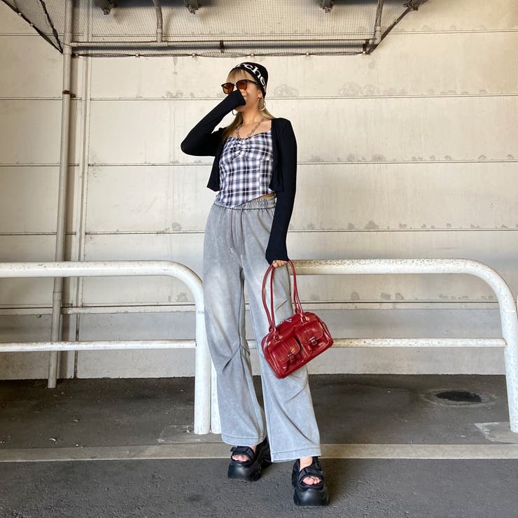 2ポケクロコ型押しボストンバッグ | non-hedge  | 詳細画像7 