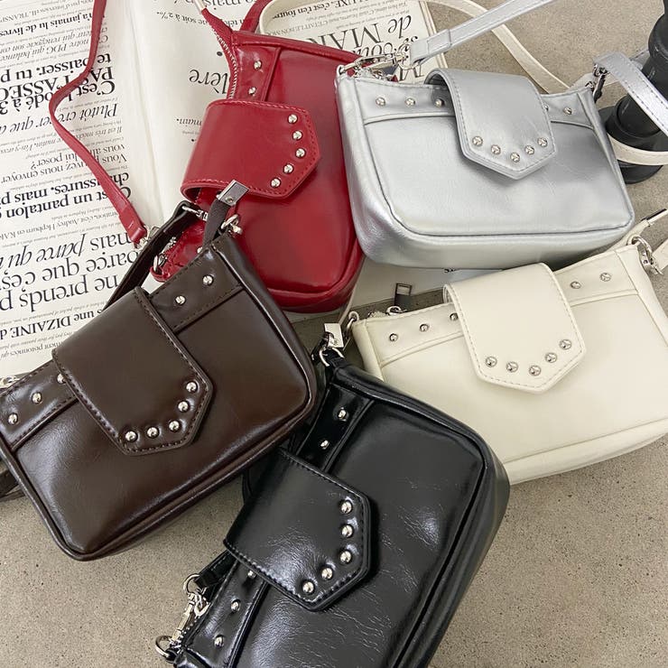 スタッズミニショルダーバッグ | non-hedge  | 詳細画像1 