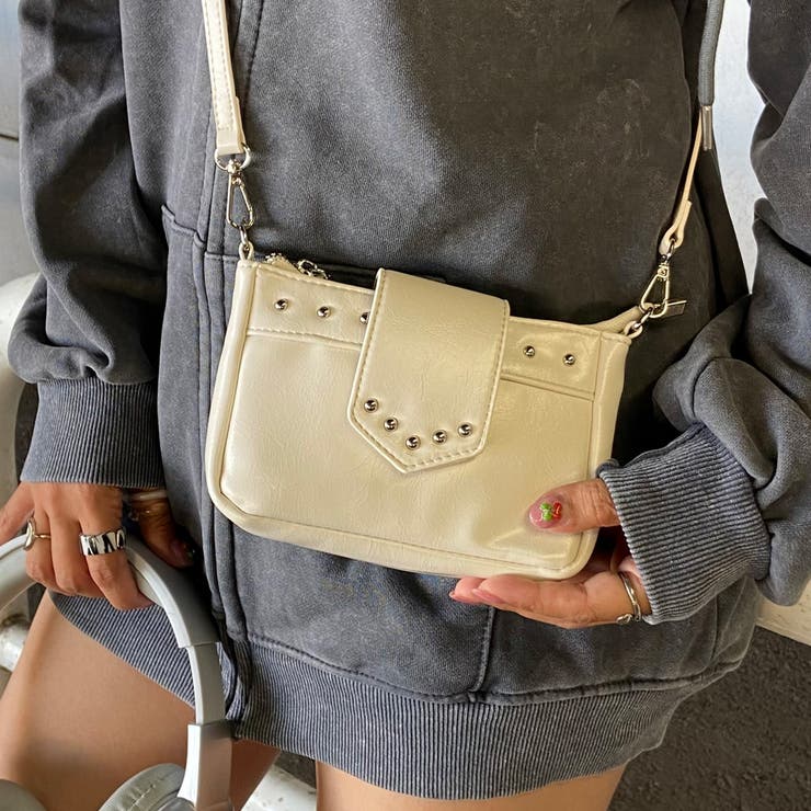 スタッズミニショルダーバッグ | non-hedge  | 詳細画像18 