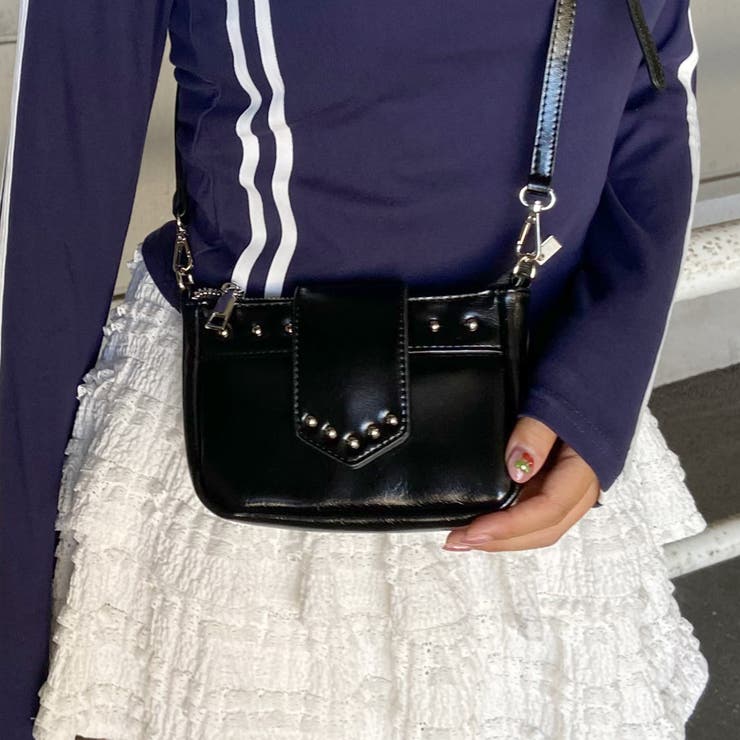 スタッズミニショルダーバッグ | non-hedge  | 詳細画像6 