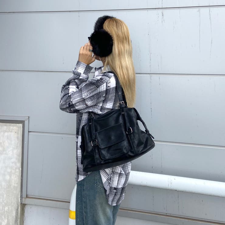 合成皮革ボストンバッグ | non-hedge  | 詳細画像13 