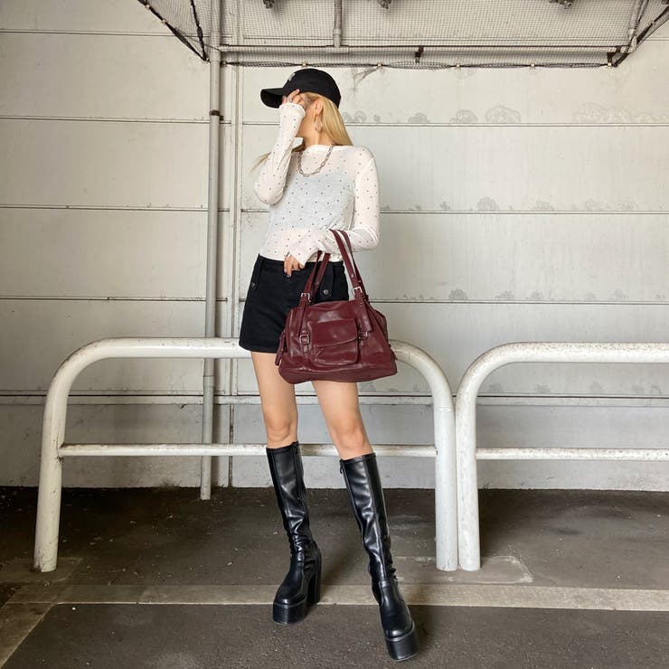 合成皮革ボストンバッグ | non-hedge  | 詳細画像15 