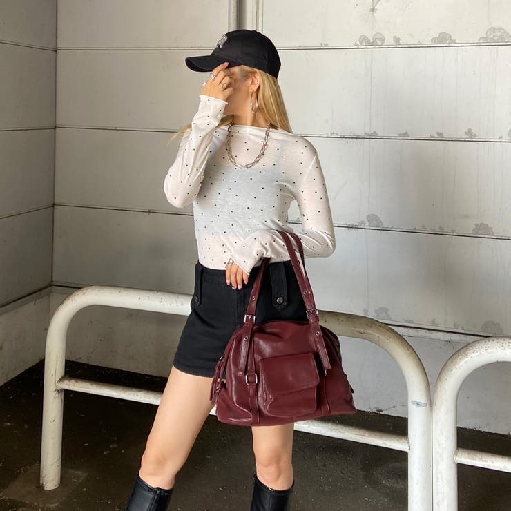 合成皮革ボストンバッグ | non-hedge  | 詳細画像16 